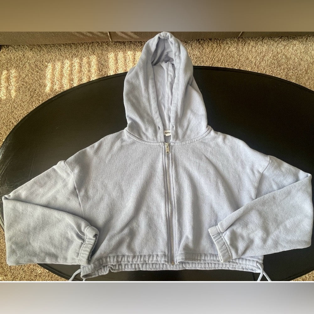 Garage Cropped Zip Up